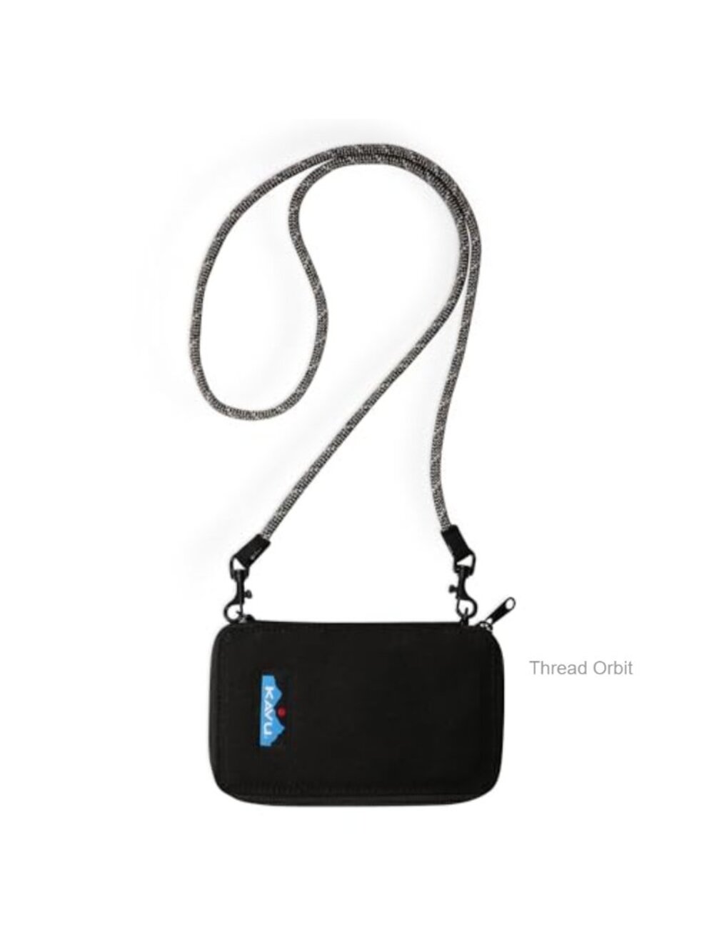 KAVU Go Time Bi-Fold Wallet with Detachable Rope Strap Cotton Canvas